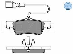 MEYLE set placute frana, frana disc MEYLE -ORIGINAL: True to OE. 025 243 6719/W (025 243 6719/W)