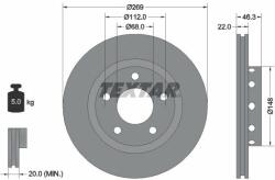 TEXTAR Disc frana TEXTAR 92098400 (92098400)