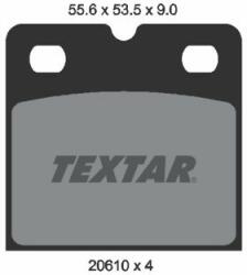 TEXTAR set placute de frana, frana de parcare cu disc TEXTAR 2061005 (2061005) - automobilus