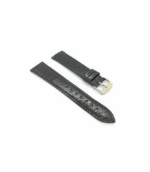  Curea crocodil veritabil neagră, plată 22mm -4300122
