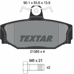 TEXTAR set placute frana, frana disc TEXTAR Q+ 2138501 (2138501)