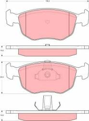 TRW set placute frana, frana disc TRW GDB1618 - automobilus