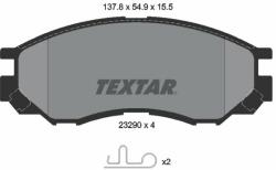 TEXTAR set placute frana, frana disc TEXTAR 2329002 (2329002)