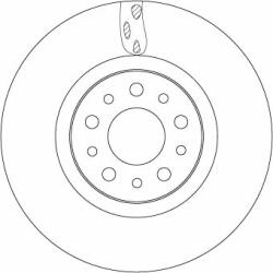 TRW Disc frana TRW DF6933 - automobilus
