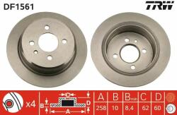 TRW Disc frana TRW DF1561 (DF1561) - automobilus