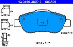 ATE set placute frana, frana disc ATE 13.0460-3809.2 (13.0460-3809.2)