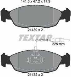 TEXTAR set placute frana, frana disc TEXTAR Q+ 2143001 (2143001)