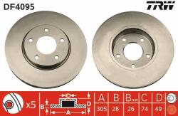 TRW Disc frana TRW DF4095 (DF4095) - automobilus