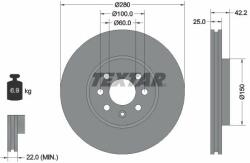 TEXTAR Disc frana TEXTAR PRO 92124603 (92124603)