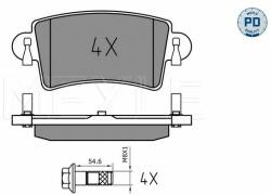 MEYLE set placute frana, frana disc MEYLE 025 236 6916/PD - automobilus