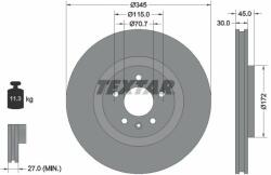 TEXTAR Disc frana TEXTAR PRO+ 92323705 (92323705)