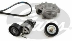 GATES Pompa apa + Set curea transmisie cu caneluri GATES Micro-V® KP116PK1873 (KP116PK1873)