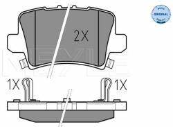 MEYLE set placute frana, frana disc MEYLE -ORIGINAL: True to OE. 025 240 8615/W (025 240 8615/W)