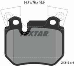 TEXTAR set placute frana, frana disc TEXTAR 2431501 - automobilus