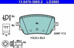 ATE set placute frana, frana disc ATE 13.0470-3885.2 - automobilus