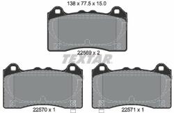 TEXTAR set placute frana, frana disc TEXTAR 2256901 (2256901)