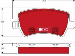 TRW set placute frana, frana disc TRW GDB1685DTE - automobilus