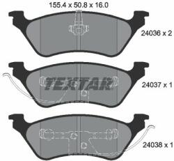 TEXTAR set placute frana, frana disc TEXTAR 2403601 (2403601)