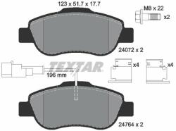 TEXTAR set placute frana, frana disc TEXTAR Q+ 2476401 (2476401)