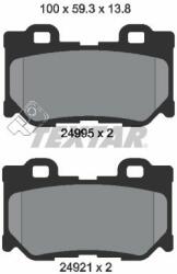 TEXTAR set placute frana, frana disc TEXTAR 2499501 - automobilus
