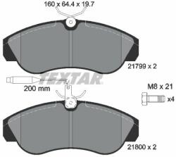TEXTAR set placute frana, frana disc TEXTAR 2179901 (2179901)