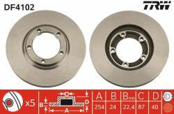 TRW Disc frana TRW DF4102 (DF4102) - automobilus