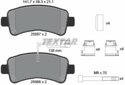 TEXTAR set placute frana, frana disc TEXTAR Q+ 2598701 (2598701)