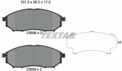 TEXTAR set placute frana, frana disc TEXTAR 2369803 (2369803)