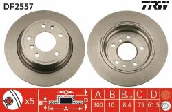 TRW Disc frana TRW DF2557 (DF2557) - automobilus