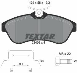 TEXTAR set placute frana, frana disc TEXTAR 2340902 - automobilus