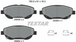 TEXTAR set placute frana, frana disc TEXTAR Q+ 2500601 (2500601)