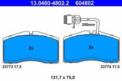 ATE set placute frana, frana disc ATE 13.0460-4802.2 (13.0460-4802.2)