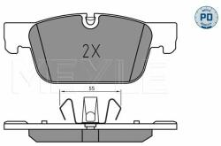 MEYLE set placute frana, frana disc MEYLE -PD: Advanced performance and design. 025 220 9817/PD (025 220 9817/PD)