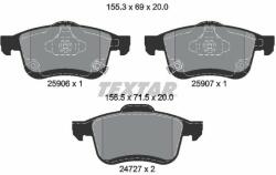 TEXTAR set placute frana, frana disc TEXTAR Q+ 2590601 (2590601)