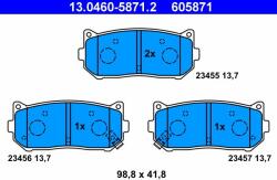 ATE set placute frana, frana disc ATE 13.0460-5871.2 - automobilus