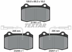 TEXTAR set placute frana, frana disc TEXTAR Q+ 2138103 (2138103)