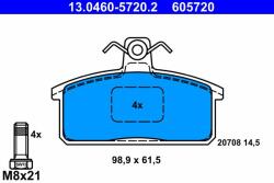 ATE set placute frana, frana disc ATE 13.0460-5720.2 (13.0460-5720.2)
