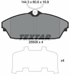 TEXTAR set placute frana, frana disc TEXTAR 2550801 (2550801)