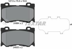 TEXTAR set placute frana, frana disc TEXTAR 2499401 (2499401)