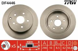 TRW Disc frana TRW DF4446 (DF4446) - automobilus