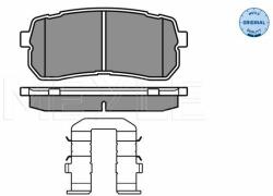 MEYLE set placute frana, frana disc MEYLE -ORIGINAL: True to OE. 025 245 5915/W (025 245 5915/W)