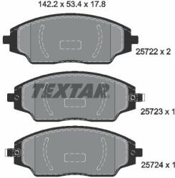 TEXTAR set placute frana, frana disc TEXTAR 2572201 (2572201)