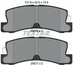 TEXTAR set placute frana, frana disc TEXTAR 2007601 (2007601)