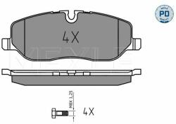 MEYLE set placute frana, frana disc MEYLE -PD: Advanced performance and design. 025 241 9118/PD (025 241 9118/PD)