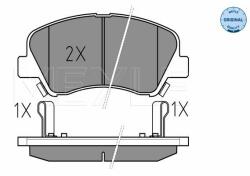MEYLE set placute frana, frana disc MEYLE -ORIGINAL: True to OE. 025 253 4818 (025 253 4818)