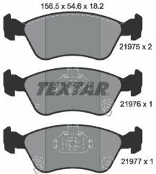 TEXTAR set placute frana, frana disc TEXTAR 2197502 (2197502)