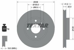 TEXTAR Disc frana TEXTAR PRO 92278703 (92278703)