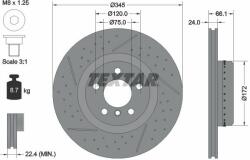 TEXTAR Disc frana TEXTAR PRO+ 92265225 (92265225)