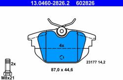 ATE set placute frana, frana disc ATE 13.0460-2826.2 (13.0460-2826.2)