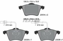 TEXTAR set placute frana, frana disc TEXTAR Q+ 2303401 (2303401)